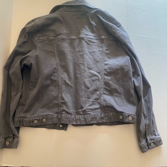 Banana Republic Light Gray Denim Jacket - Picture 3 of 5